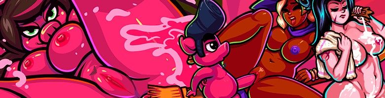 Pigglet in Mrs. Big Bad Werewolf Banner