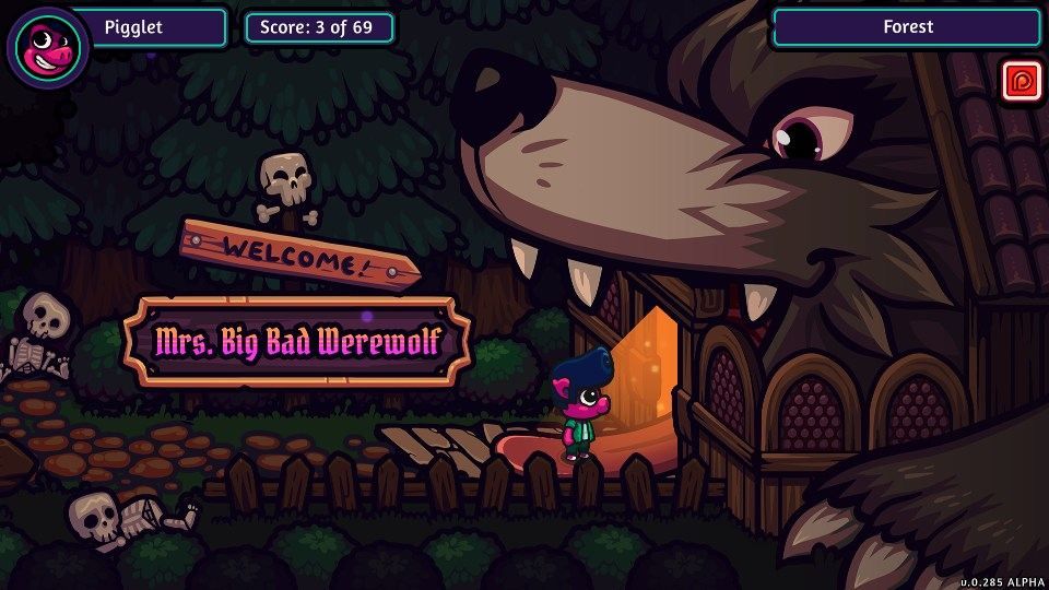 Pigglet in Mrs. Big Bad Werewolf Pigglet in Mrs. Big Bad Werewolf