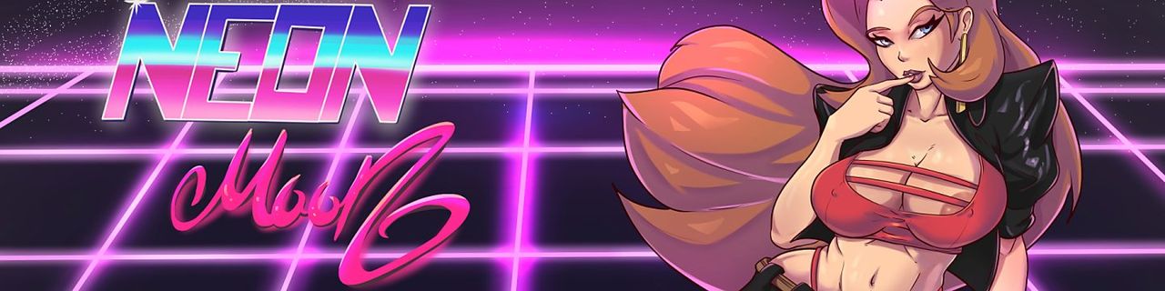 Neon Moon Banner