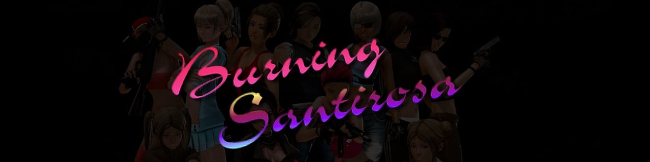 Burning Santirosa Banner