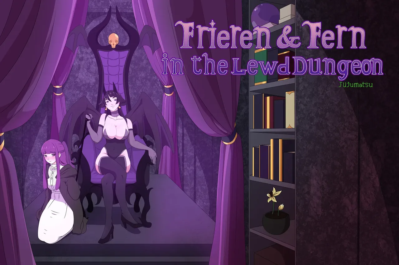 Frieren and Fern in the Lewd Dungeon