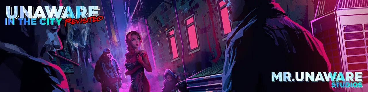 Unaware in The City Banner