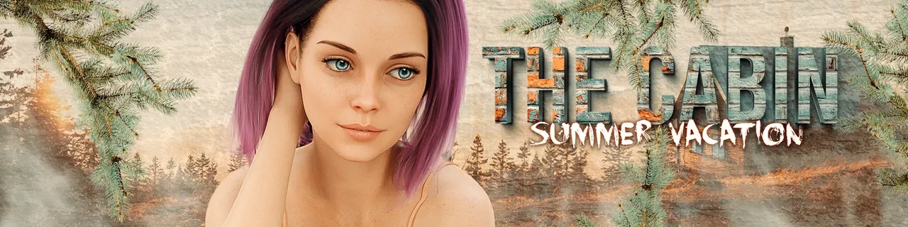 The Cabin - Summer Vacation Banner
