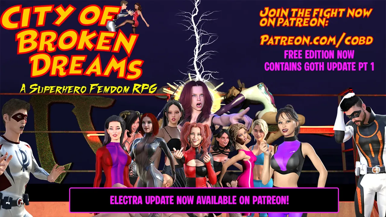 City of Broken Dreams: A Superhero Femdom RPG City of Broken Dreams: A Superhero Femdom RPG