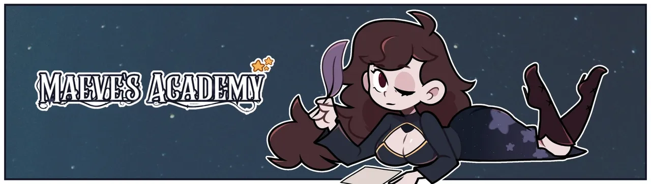 Maeve's Academy Banner