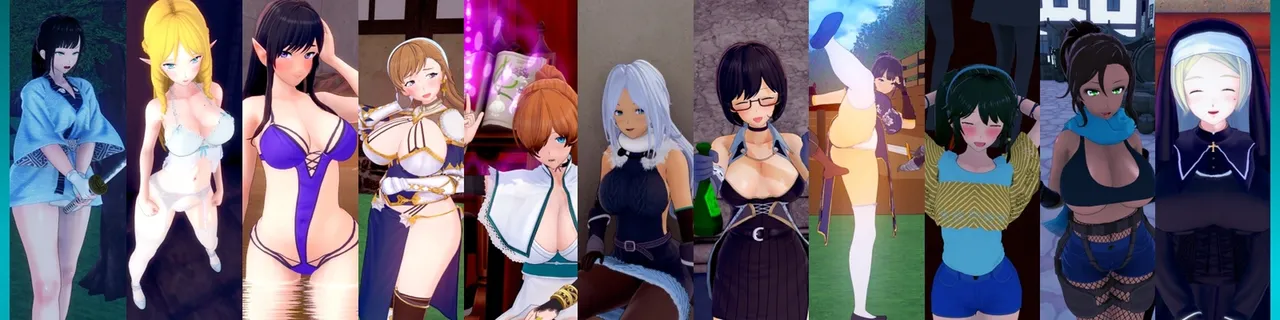 Harem Party Adventures Banner