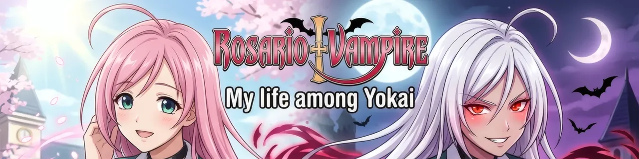 Rosario + Vampire: My Life Among Yokai Banner