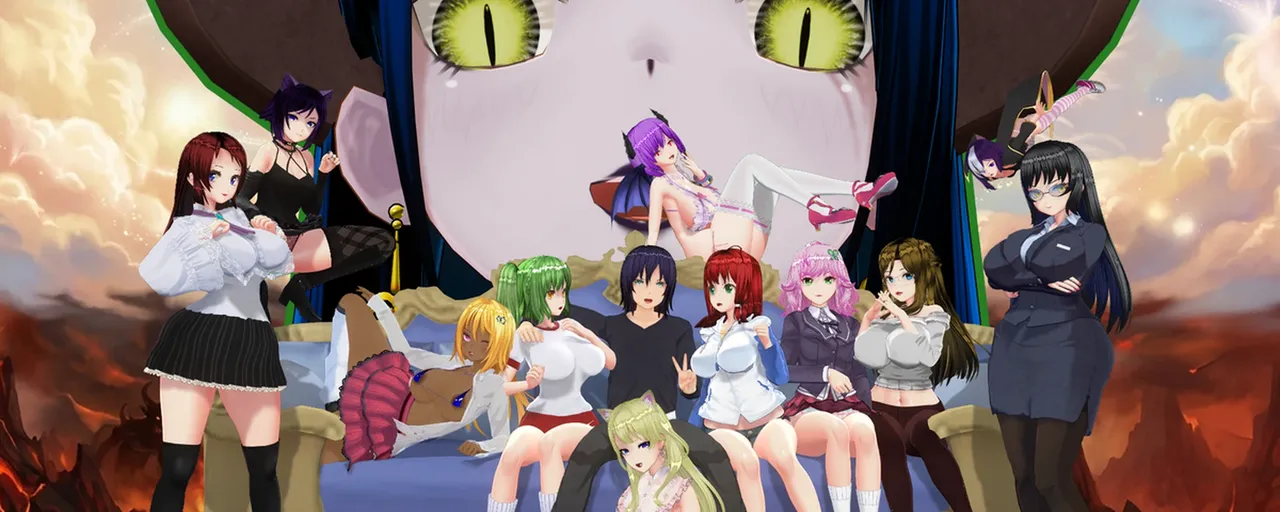 Lustful Harem in Heaven Banner